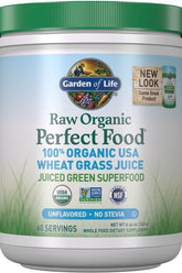 Garden of Life - Raw Organic Perfect Food 100% Organic USA Wheat Grass Juice - 240g - Nutri.se